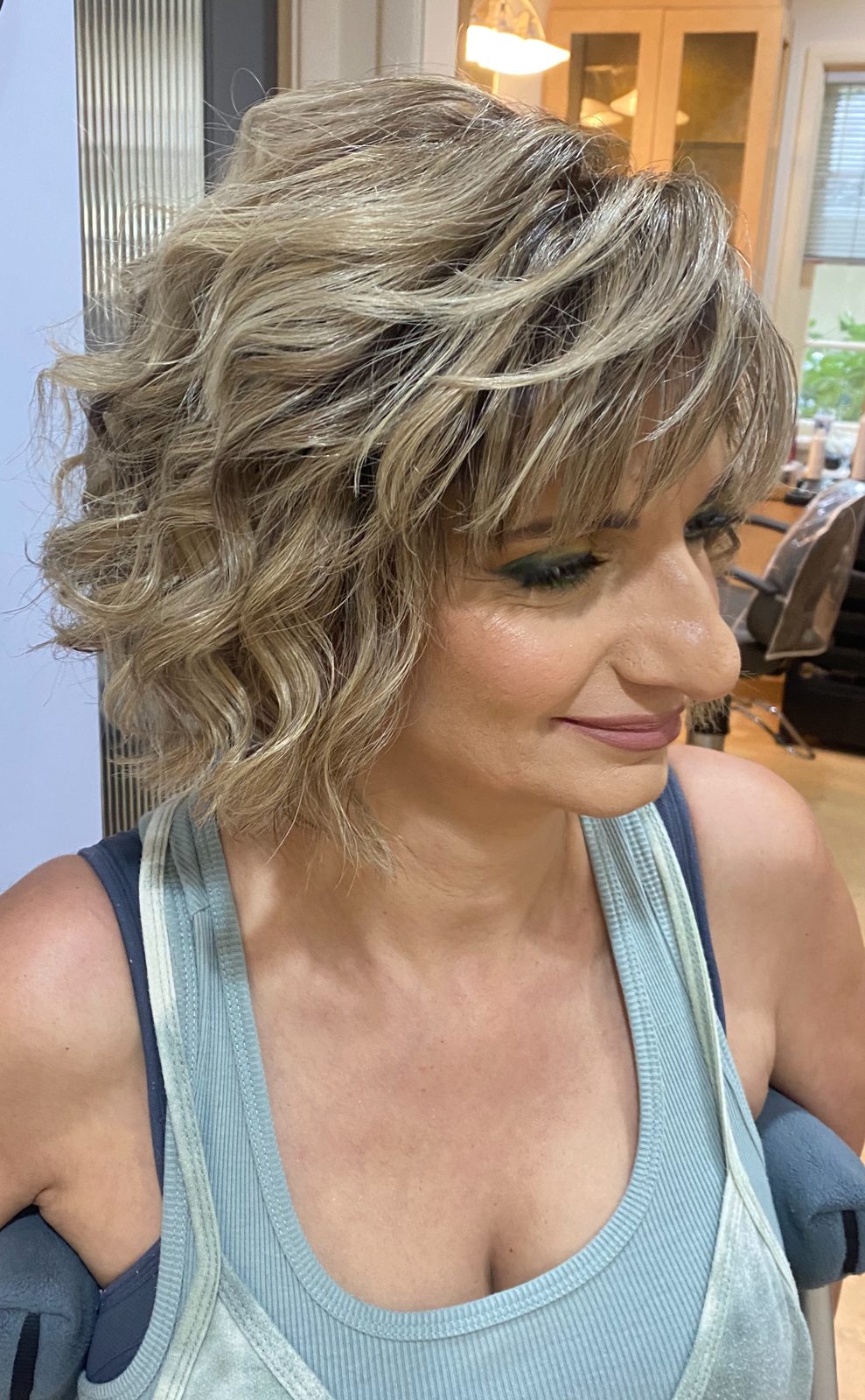 Hair styling at Chameleon Beauty Salon Montrose